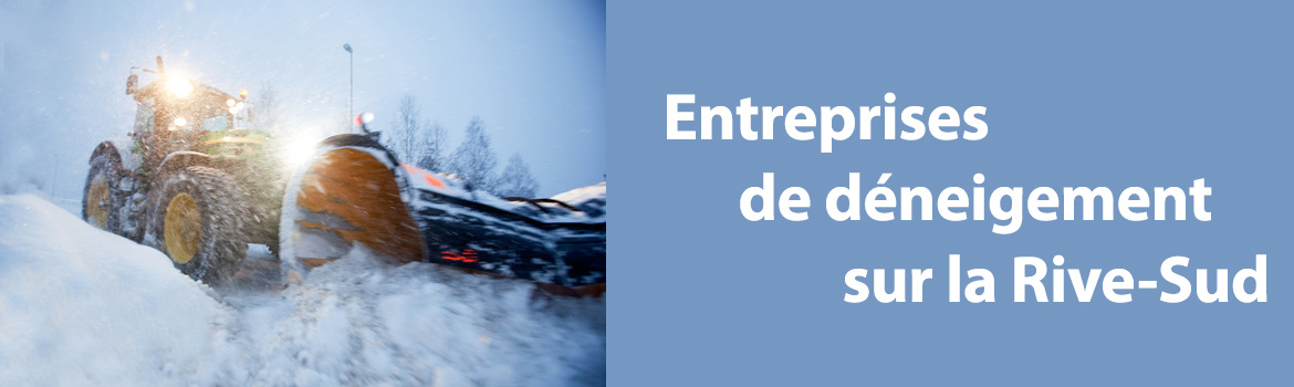déneigement rive-sud